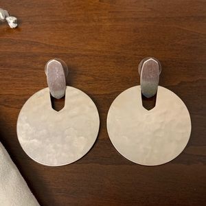 Kendra Scott silver Didi earrings